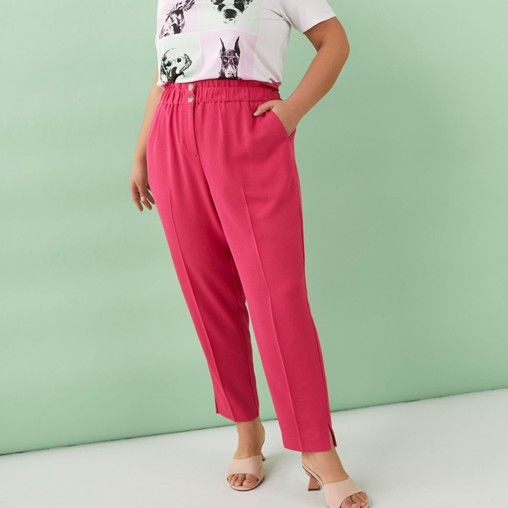 Addition Elle High Rise Paperbag Pants